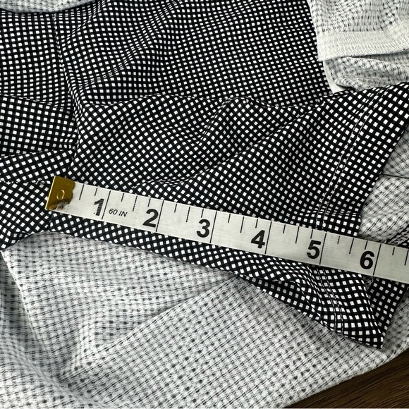 IBKUL Womens Swing Skort XL Black Mini Check UPF Pockets Golf Stretch Tennis - Picture 9 of 10